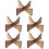 5Pièces -Tongue Drum Pliable En Bois Clair Résistant Et 6