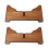 2Pièces Support Détachable Tambour Langue Acier Pratique Marron Clair 10
