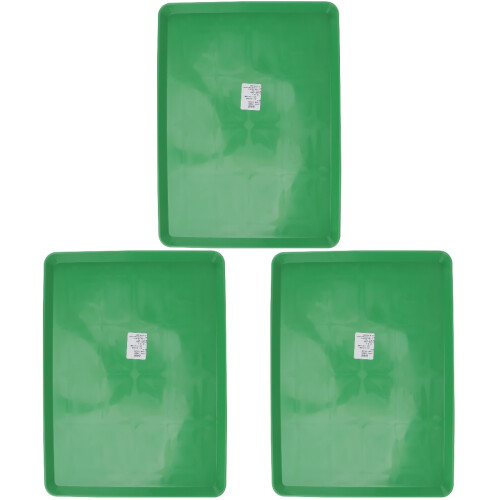 3Pièces Bac À Proprete Vert Pour Petite Bête, Durable Antifuite 1