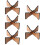 5Pièces -Tongue Drum Pliable En Bois Clair Résistant Et 10