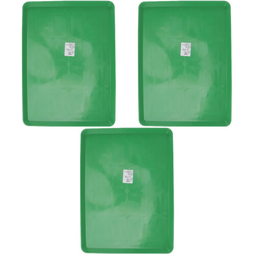 3Pièces Bac À Proprete Vert Pour Petite Bête, Durable Antifuite 2