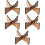 5Pièces -Tongue Drum Pliable En Bois Clair Résistant Et 7