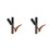 2Pièces Sourcils Gel Waterproof Café Couverture 9