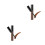 2Pièces Sourcils Gel Waterproof Café Couverture 4