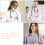 12Pièces Protège-Tête Stéthoscope Silicone Rouge Résistant 5
