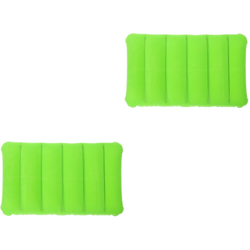 2Pièces Oreillers De Camping Portables Vert Pour Ergonomique 2