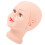 2Pièces Tête Mannequin Beige En PVC Support Pour Salon 1