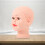2Pièces Tête Mannequin Beige En PVC Support Pour Salon 8
