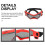 Lunettes De Silicone Pièce Nylon Protection Uv 8
