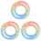 3Pièces Anneaux De Flottaison Été Et Multicolores 4
