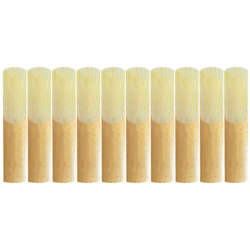 40Pièces Anches Remplacement Clarinette 2.5 Bambou Clair 1