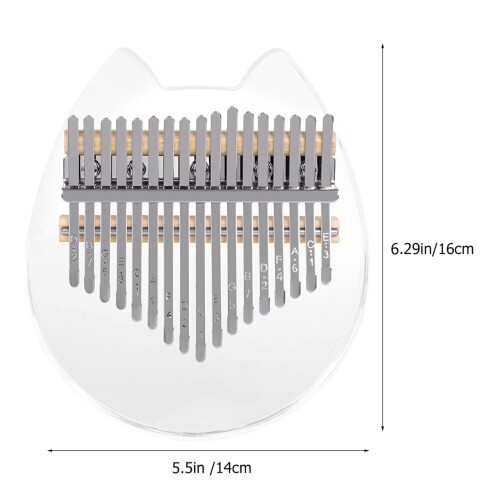 1Ensemble Mini Kalimba En Clair 17 Tons Compact Et Durable 2