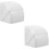 2Pièces Cache-Prises Blancs Reutilisables Pour Amélioration Extérieur 6