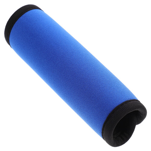 3Pièces Couvre-Poignées Néoprène Bleu Confort Pour Bagages 1