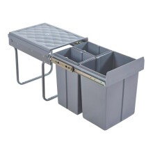 Inbouw afvalbak 2 x 10 + 1 x 20 liter 48 x 34 x 42