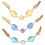 9Pièces Clips Pulls Cardigans Verre Assortiment Chic 1