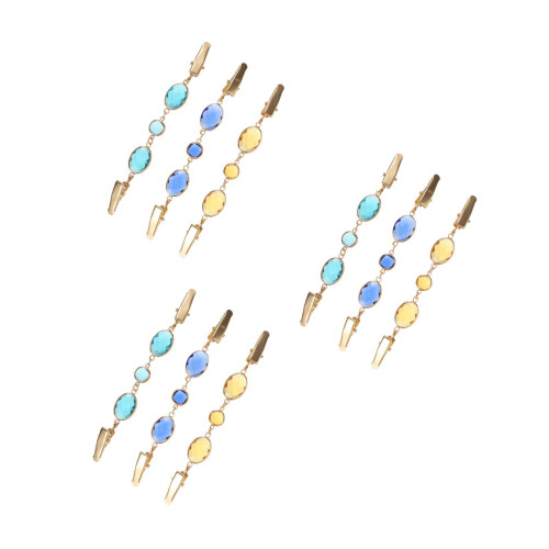9Pièces Clips Pulls Cardigans Verre Assortiment Chic 2