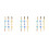 9Pièces Clips Pulls Cardigans Verre Assortiment Chic 6