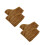 2Paires Accessoires Couvre- Café Résistants Polyester 8