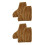 2Paires Accessoires Couvre- Café Résistants Polyester 6