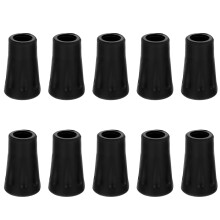 20Pièces Embouts De Protection Noir Pour Bâtons Trekking Antidérapants