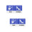 4Pièces Wc Bleu En Pour Bureaux Restaurants 7