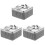 3Pièces Cendrier Portable Carreau Métal Strass Élégant 4