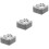 3Pièces Cendrier Portable Carreau Métal Strass Élégant 7