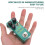 1Stk Gitarren Effektgerät Vibrato -in-Eins Metall Grün 9