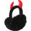 3Pièces Cache-Oreilles Hiver Noir Mode Pour Outdoor 2