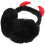 3Pièces Cache-Oreilles Hiver Noir Mode Pour Outdoor 3