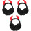 3Pièces Cache-Oreilles Hiver Noir Mode Pour Outdoor 5