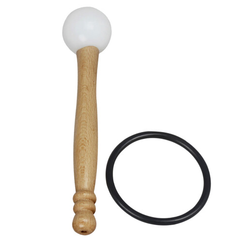1Ensemble Maillet Percussion En Bois Et Caoutchouc Pour Bol Zen