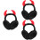 3Pièces Cache-Oreilles Hiver Noir Mode Pour Outdoor 8
