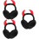 3Pièces Cache-Oreilles Hiver Noir Mode Pour Outdoor 9