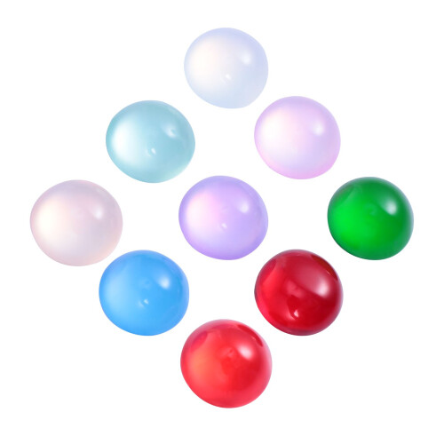 300Pièces Perles Résine Pour DIY Multicolores