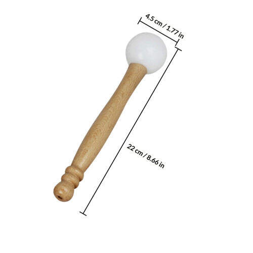 1Ensemble Maillet Percussion En Bois Et Caoutchouc Pour Bol Zen 1