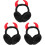 3Pièces Cache-Oreilles Hiver Noir Mode Pour Outdoor 4