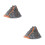 2Pièces Volcan Simulation Multi Et Lumière Pour Décor 9