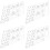 4Pièces Cartes Attention Braille Multi Couleur Pour Aveugles 7