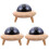 3Pièces Boîte De Rangement Dents Bébé Bois Coloré 4