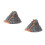 2Pièces Volcan Simulation Multi Et Lumière Pour Décor 5