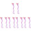 5Paires Extensions Clips Colorées Accessoires Fille 5