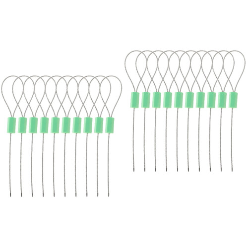 20Pièces Sceau Câble Auto-Verrouillant Vert Pour Transport 2