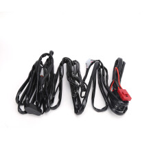 LED Work Light Wiring Harness Set12V Universal With40A Relay Blade Fuse Circuit Protection Easy Installation High Stability