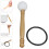 1Ensemble Maillet Percussion En Bois Et Caoutchouc Pour Bol Zen 9