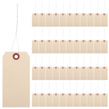 250Pièces Étiquettes Manille Beige Fer Pour