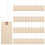 250Pièces Étiquettes Manille Beige Fer Pour 1