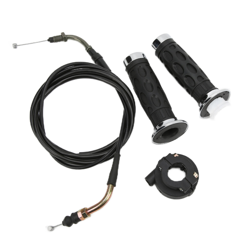 7/8In Twist Throttle Grip Set With Cable For 50Cc-125Cc Gy6 Scooters 8391377424011