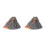 2Pièces Volcan Simulation Multi Et Lumière Pour Décor 8